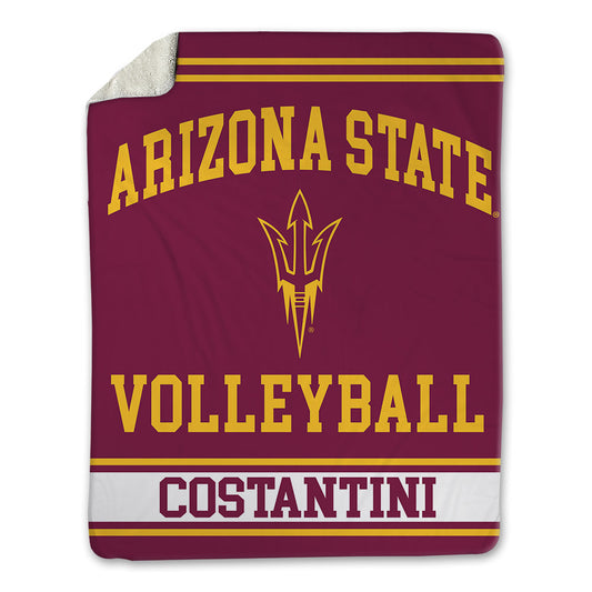 Arizona State - NCAA Women's Volleyball : Isabella Costantini - Blanket-0