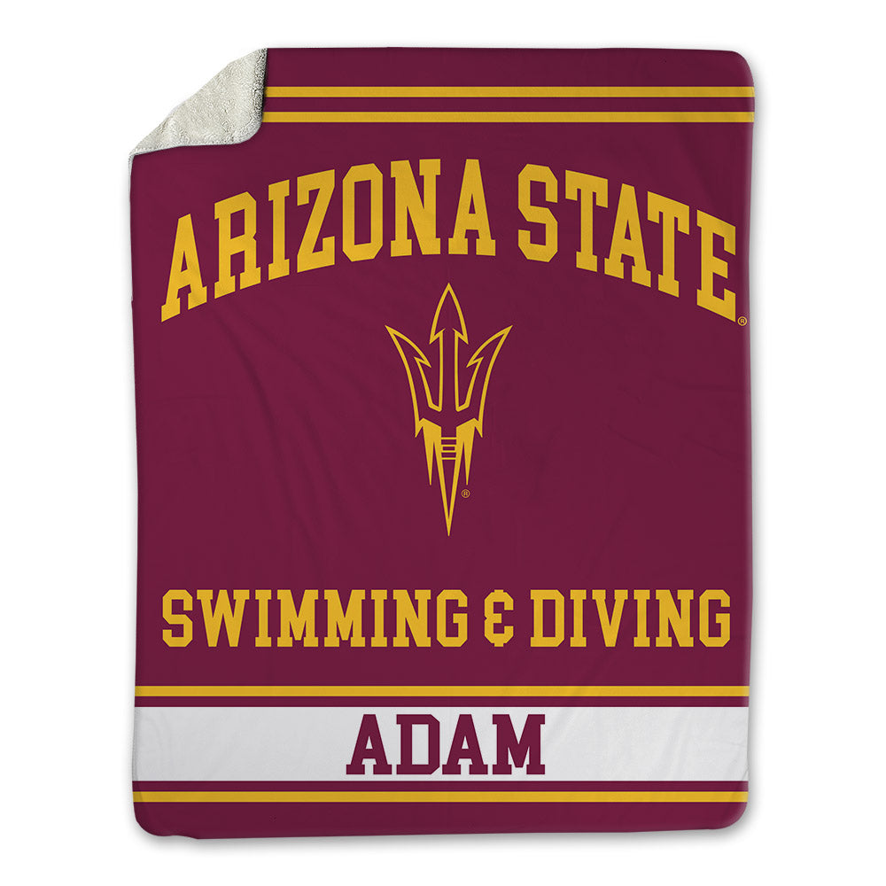 Arizona State - NCAA Men's Swimming & Diving : Jonathon Adam - Blanket-0