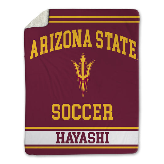 Arizona State - NCAA Women's Soccer : Miki Hayashi - Blanket-0