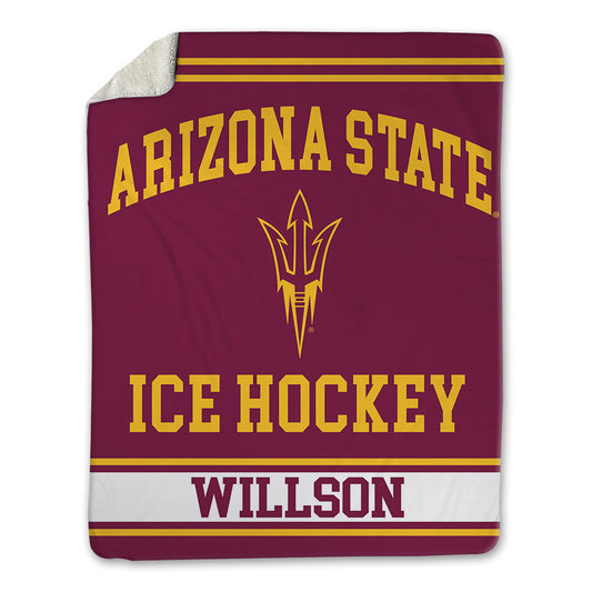 Arizona State - NCAA Men's Ice Hockey : Jack Willson - Blanket-0