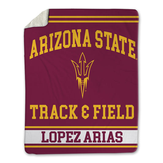 Arizona State - NCAA Women's Track & Field : Ines Lopez Arias - Blanket-0