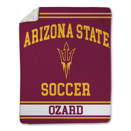 Arizona State - NCAA Women's Soccer : Katherine Ozard - Blanket-0