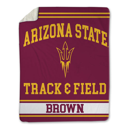 Arizona State - NCAA Women's Track & Field : Taylor Brown - Blanket-0