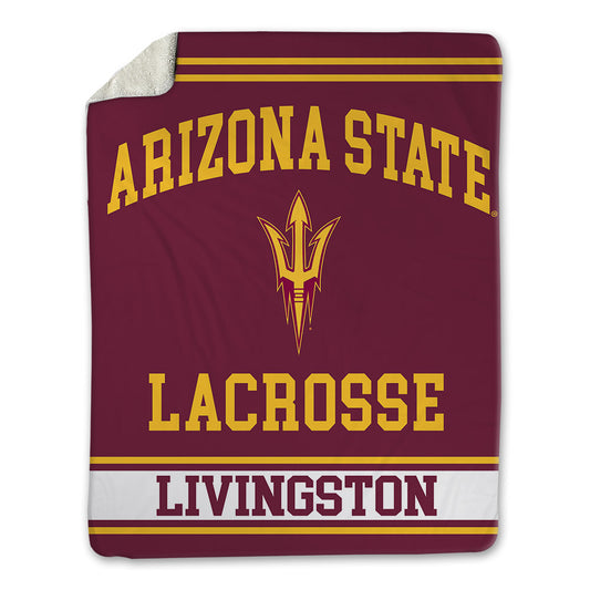 Arizona State - NCAA Women's Lacrosse : Morgan Livingston - Blanket-0