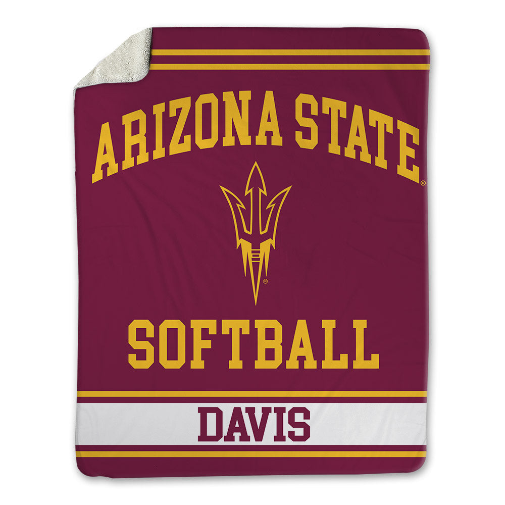 Arizona State - NCAA Softball : Takyla Davis - Blanket-0