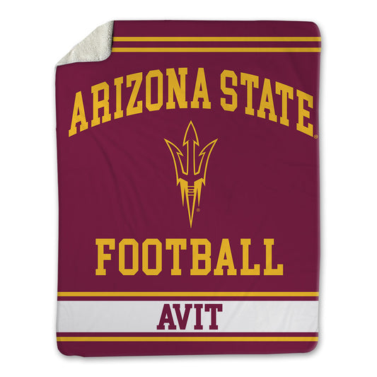 Arizona State - NCAA Football : David Avit - Blanket-0