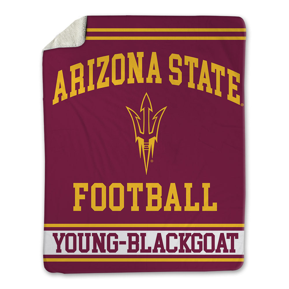 Arizona State - NCAA Football : Prayer Young-Blackgoat - Blanket-0