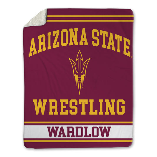 Arizona State - NCAA Wrestling : Justin Wardlow - Blanket-0