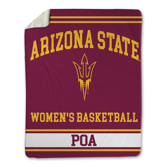 Arizona State - NCAA Women's Basketball : Last-Tear Poa - Blanket-0