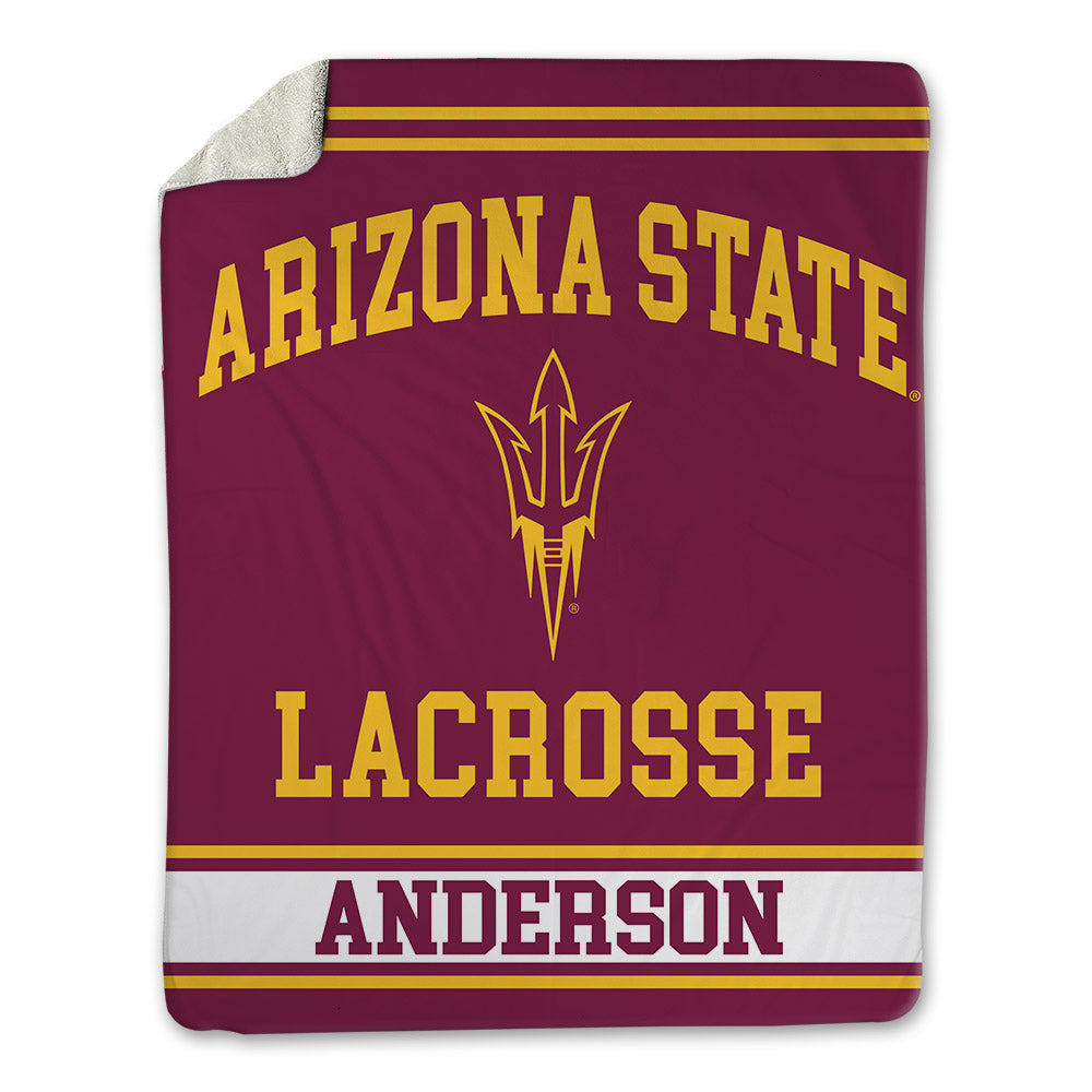 Arizona State - NCAA Women's Lacrosse : McKenna Anderson - Blanket-0