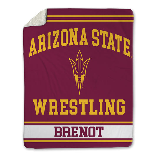Arizona State - NCAA Wrestling : Aidan Brenot - Blanket-0