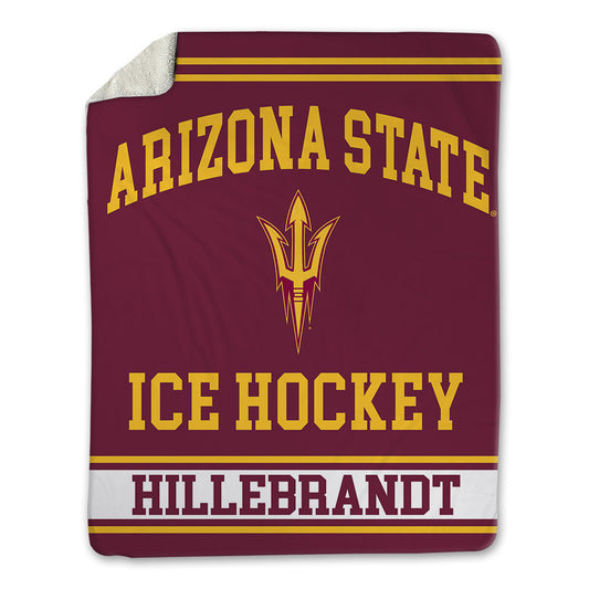Arizona State - NCAA Men's Ice Hockey : Sam Hillebrandt - Blanket-0