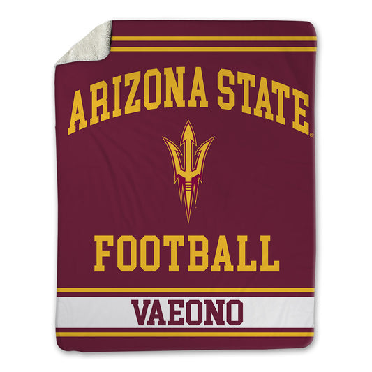 Arizona State - NCAA Football : Hyrum Vaeono - Blanket-0
