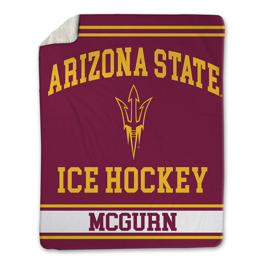 Arizona State - NCAA Men's Ice Hockey : Sean McGurn - Blanket-0