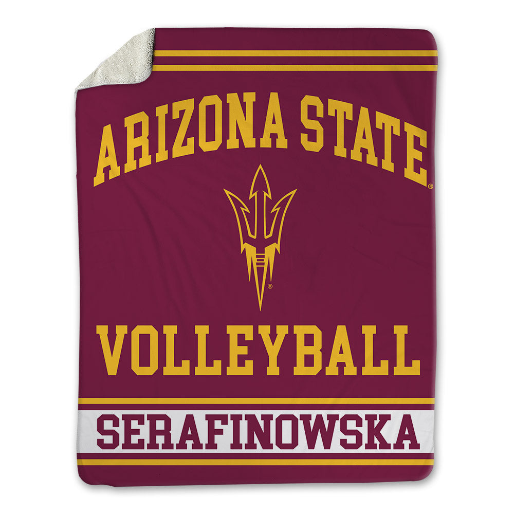 Arizona State - NCAA Women's Volleyball : Antonina Serafinowska - Blanket-0