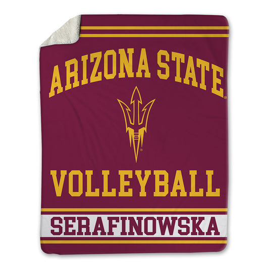 Arizona State - NCAA Women's Volleyball : Antonina Serafinowska - Blanket-0