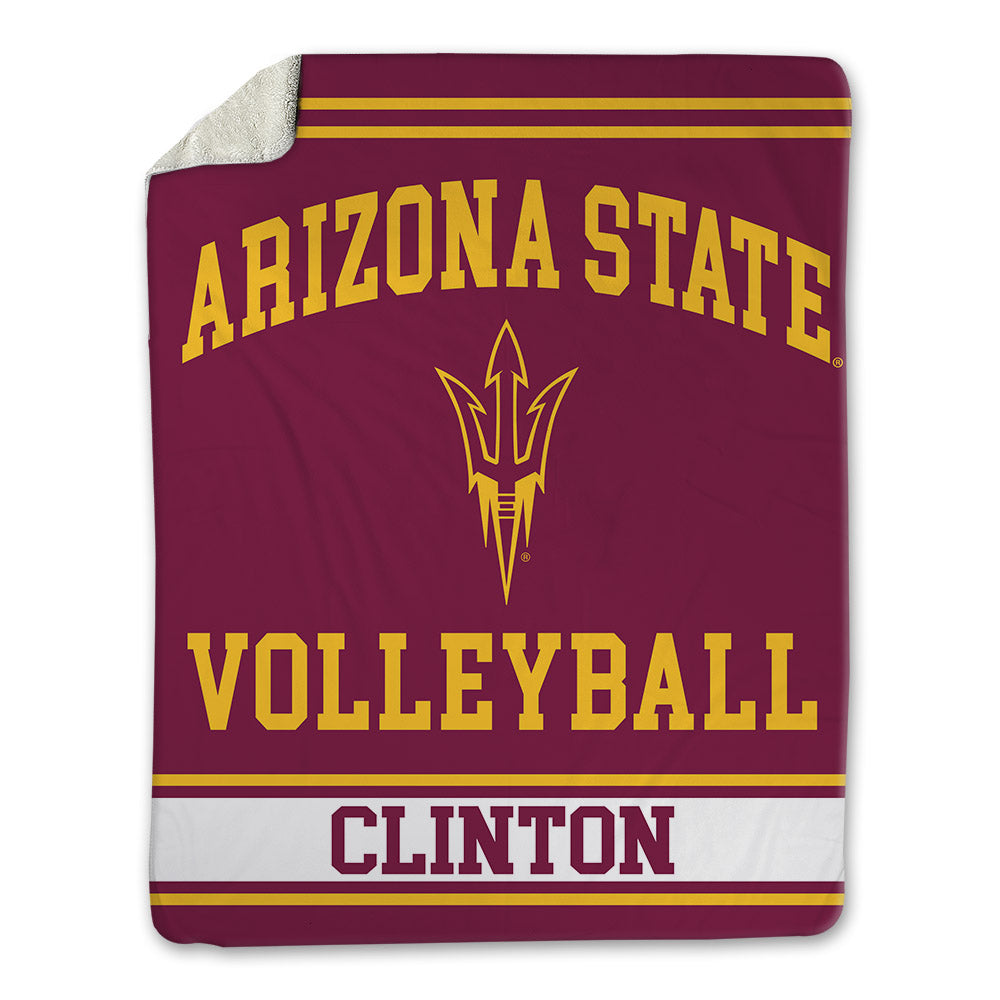 Arizona State - NCAA Women's Volleyball : Aniya Clinton - Blanket-0