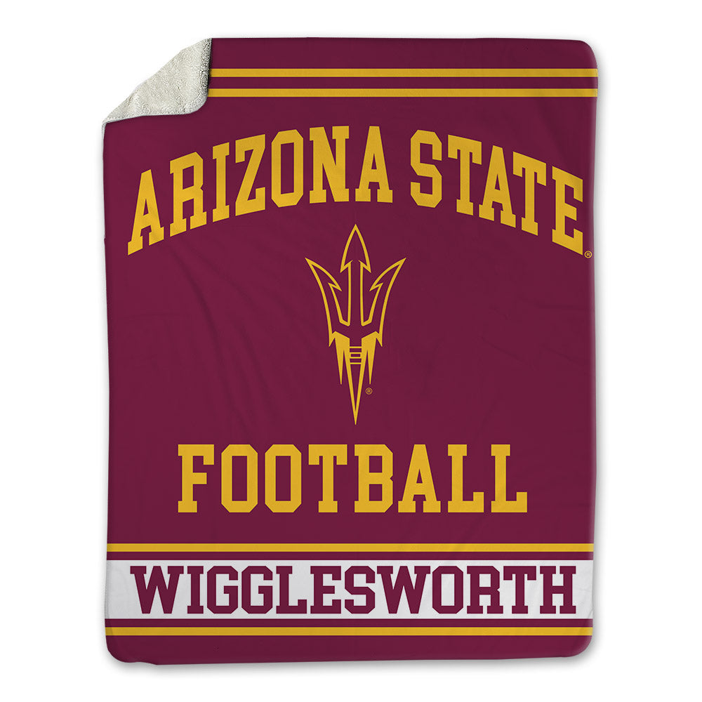 Arizona State - NCAA Football : Tyler Wigglesworth - Blanket-0