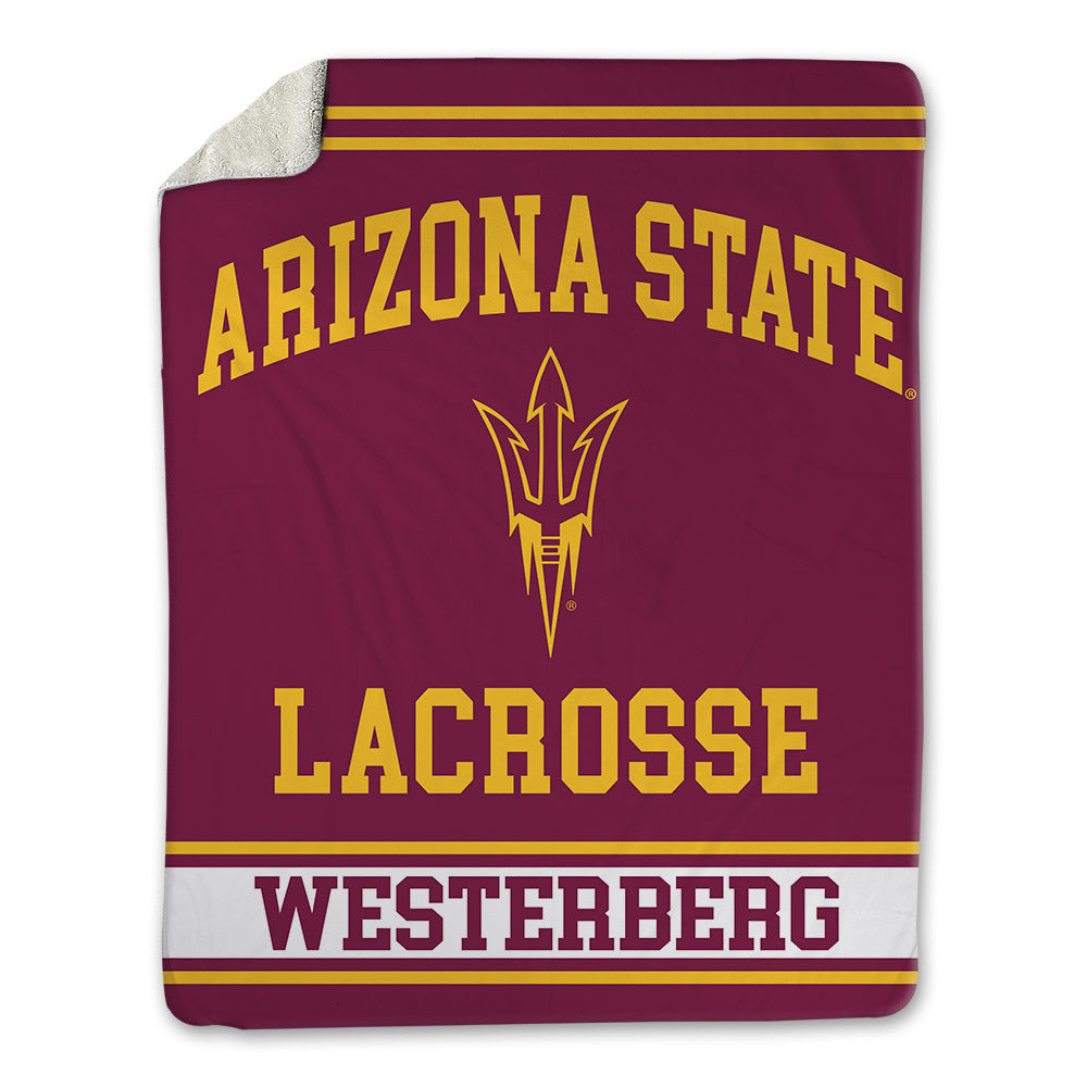 Arizona State - NCAA Women's Lacrosse : Addison Westerberg - Blanket-0