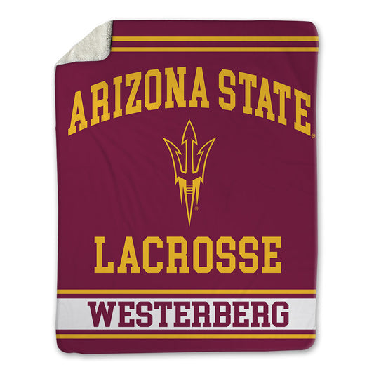 Arizona State - NCAA Women's Lacrosse : Addison Westerberg - Blanket-0