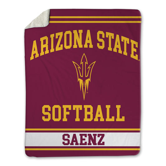 Arizona State - NCAA Softball : Sydney Saenz - Blanket-0