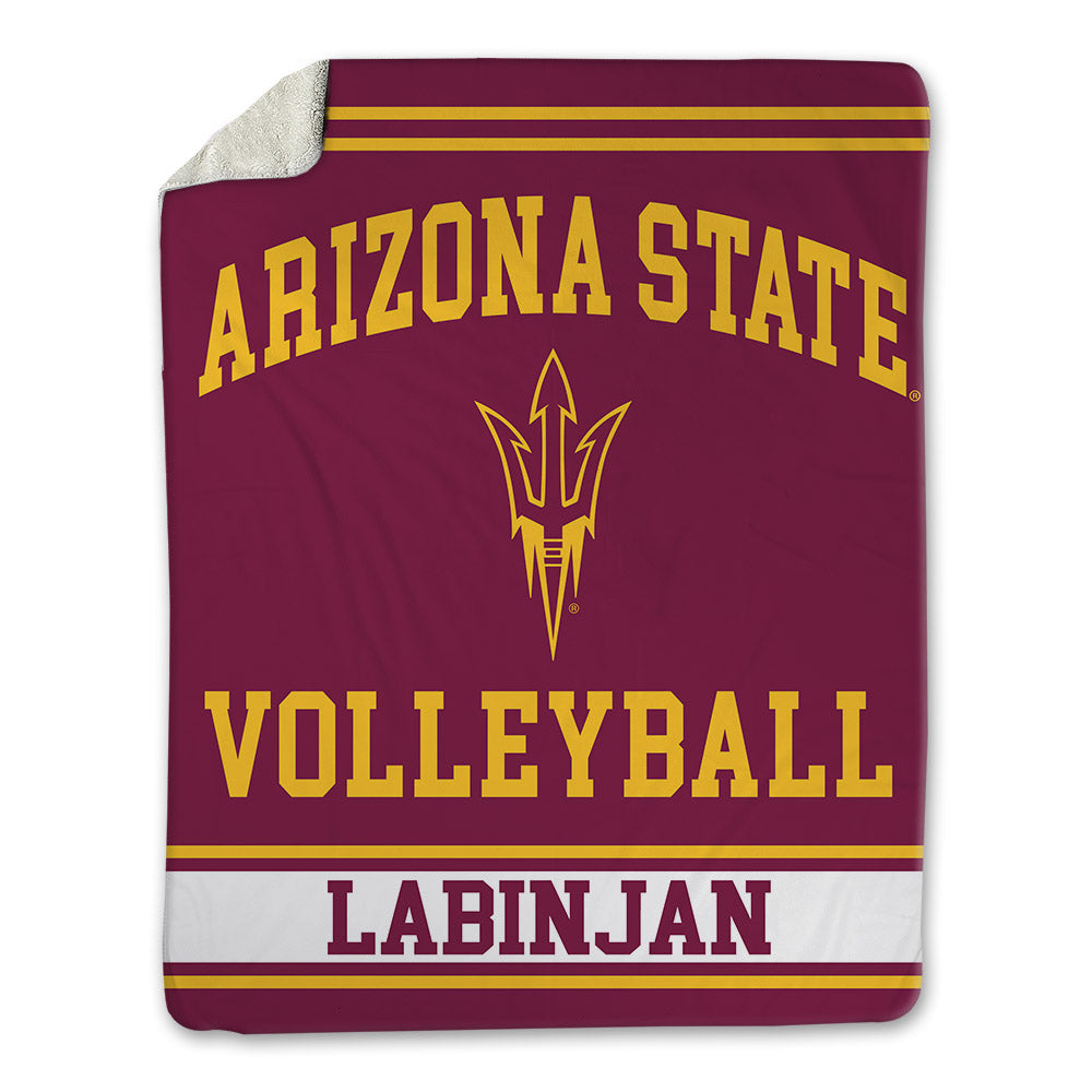 Arizona State - NCAA Women's Volleyball : Ziva Labinjan - Blanket-0