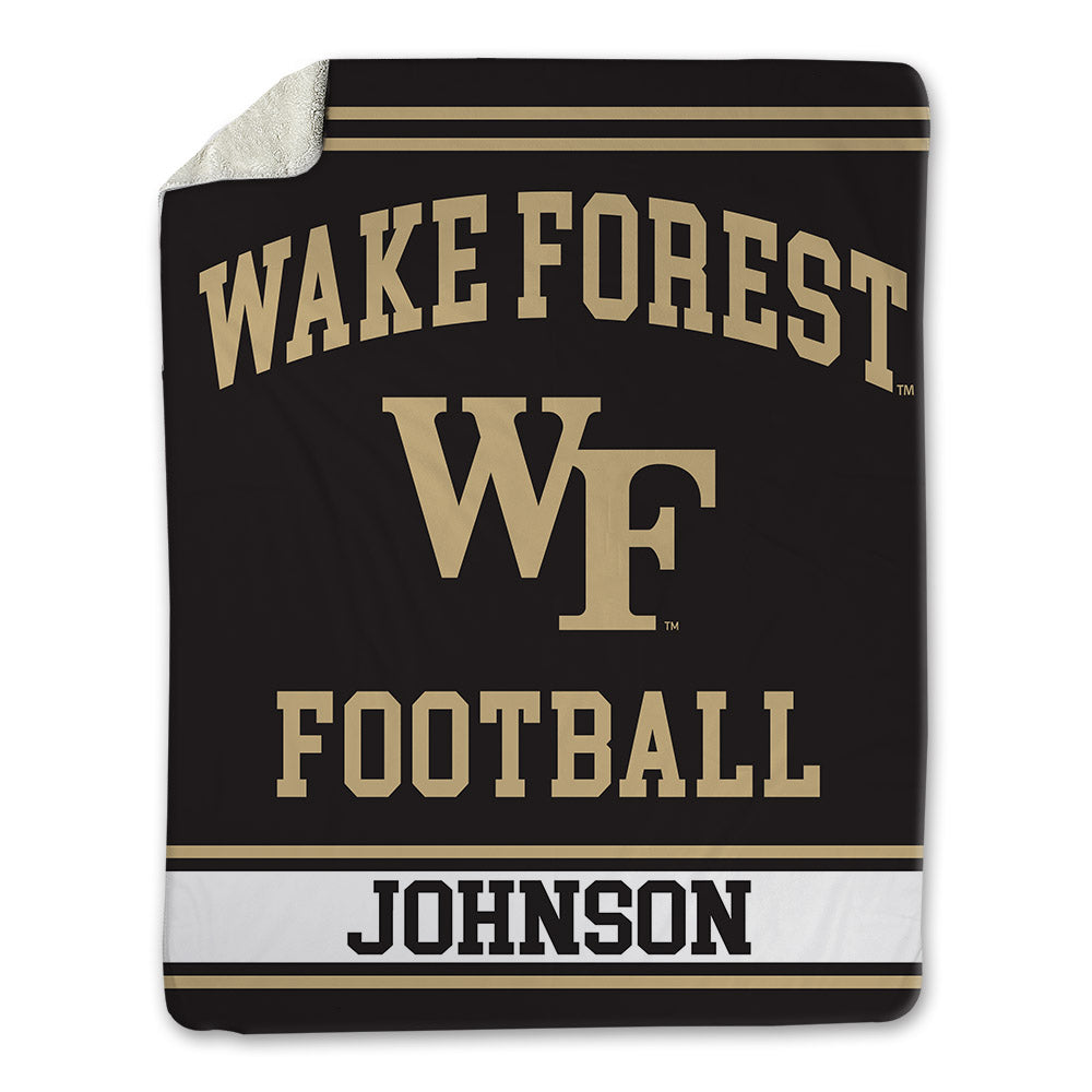 Wake Forest - NCAA Football : DJ Johnson - Blanket-0