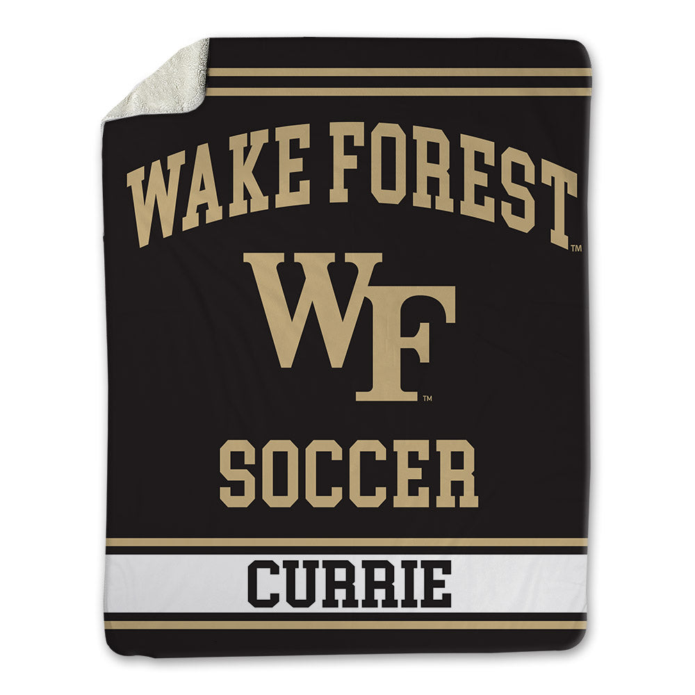 Wake Forest - NCAA Men's Soccer : Lorenze Currie - Blanket-0