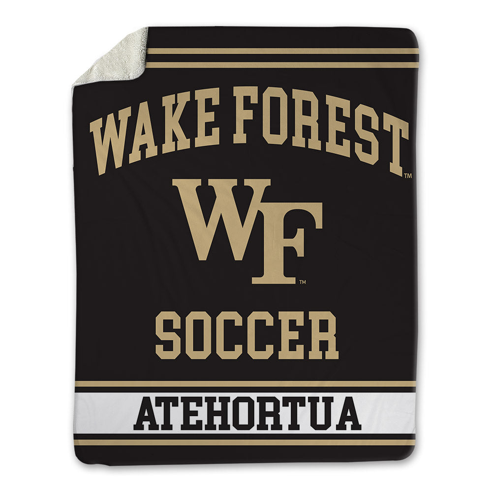 Wake Forest - NCAA Women's Soccer : Sofia Atehortua - Blanket-0