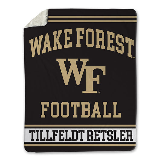 Wake Forest - NCAA Football : Maximilian Tillfeldt Retsler - Blanket-0
