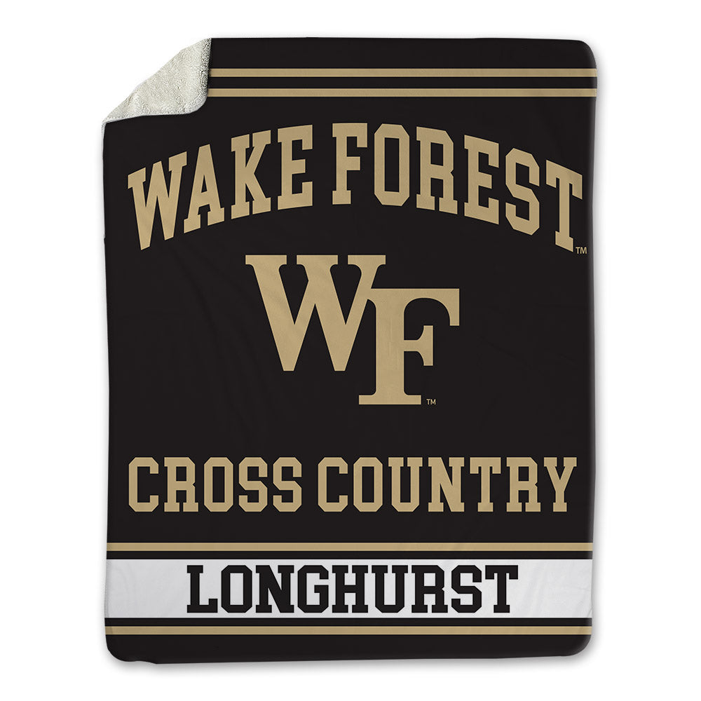 Wake Forest - NCAA Men's Cross Country : Whit Longhurst - Blanket-0