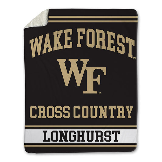 Wake Forest - NCAA Men's Cross Country : Whit Longhurst - Blanket-0