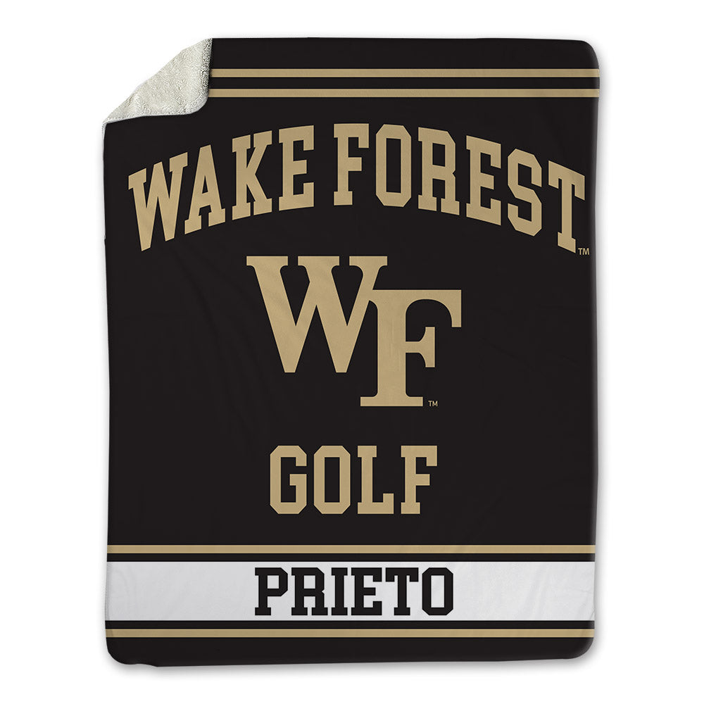 Wake Forest - NCAA Men's Golf : Nicholas Prieto - Blanket-0