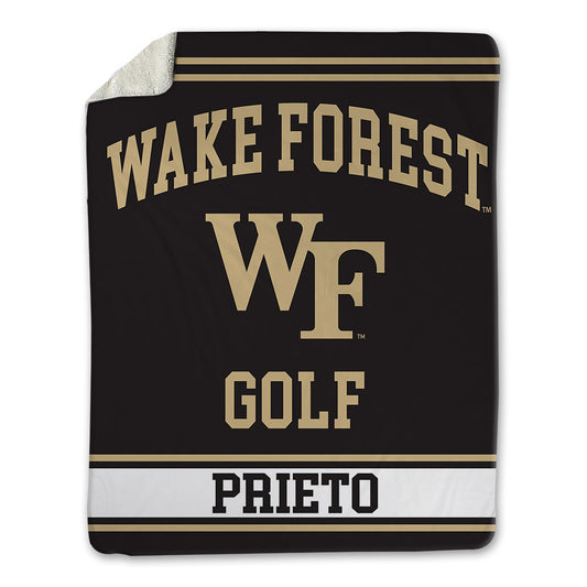 Wake Forest - NCAA Men's Golf : Nicholas Prieto - Blanket-0