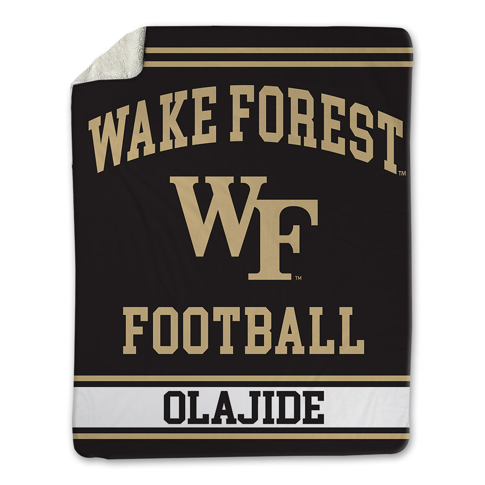 Wake Forest - NCAA Football : Tolu Olajide - Blanket-0