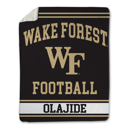 Wake Forest - NCAA Football : Tolu Olajide - Blanket-0