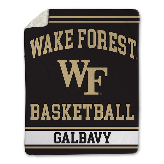 Wake Forest - NCAA Women's Basketball : Grace Galbavy - Blanket-0