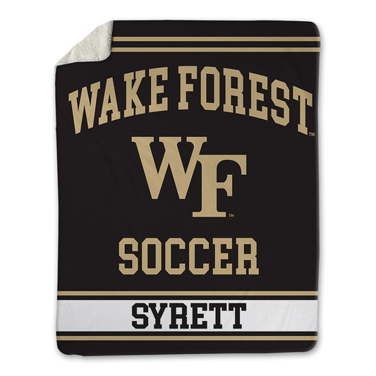 Wake Forest - NCAA Men's Soccer : Quinn Syrett - Blanket-0