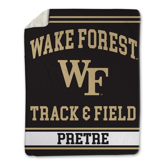 Wake Forest - NCAA Men's Track & Field : Landon Pretre - Blanket-0