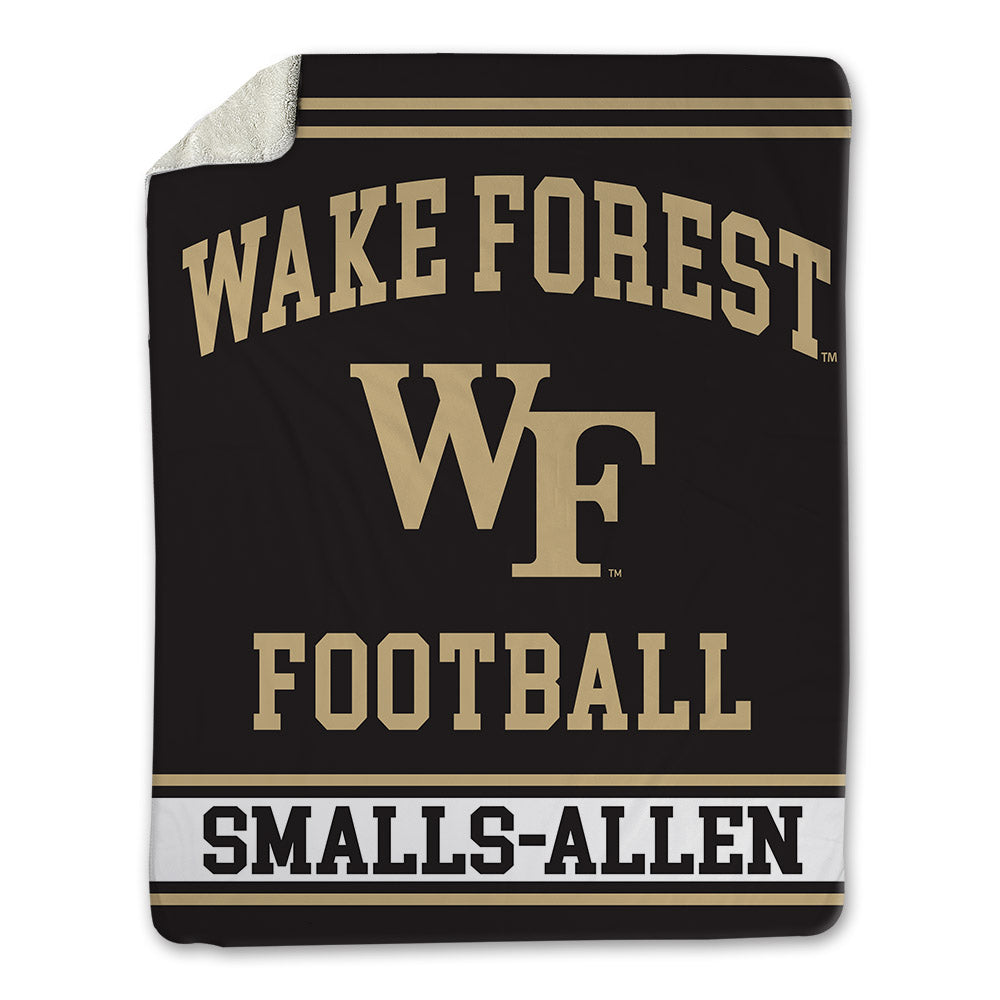 Wake Forest - NCAA Football : Lucas Smalls-Allen - Blanket-0