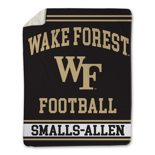 Wake Forest - NCAA Football : Lucas Smalls-Allen - Blanket-0