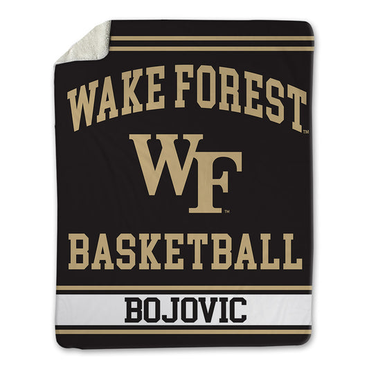 Wake Forest - NCAA Men's Basketball : Lukas Bojovic - Blanket-0