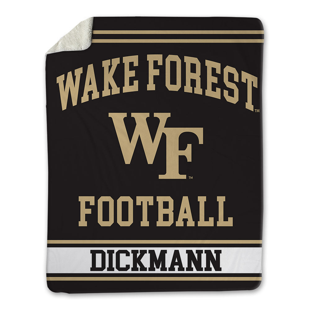 Wake Forest - NCAA Football : Drayden Dickmann - Blanket-0