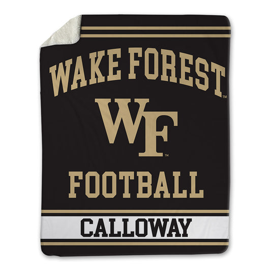 Wake Forest - NCAA Football : Ethan Calloway - Blanket-0