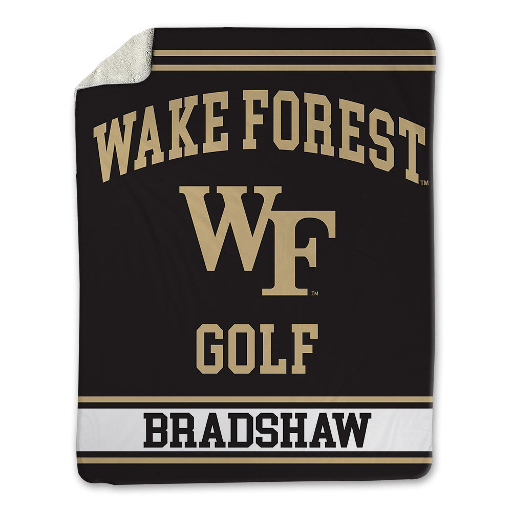 Wake Forest - NCAA Men's Golf : Sage Bradshaw - Blanket-0