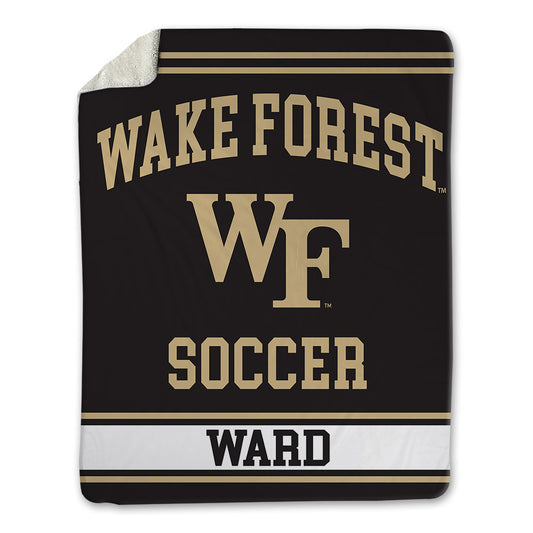 Wake Forest - NCAA Women's Soccer : Kenslee Ward - Blanket-0