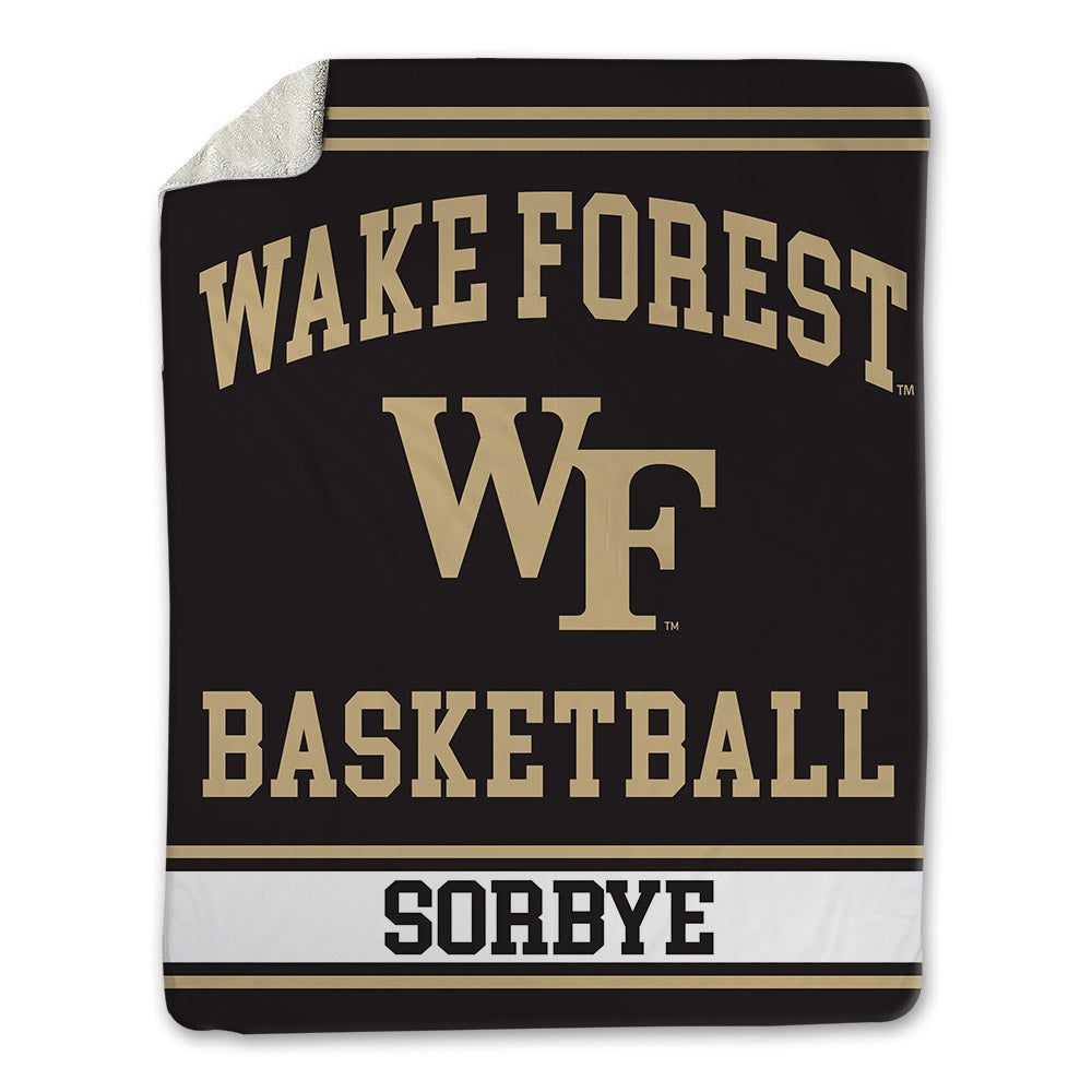 Wake Forest - NCAA Women's Basketball : Aurora Sorbye - Blanket-0