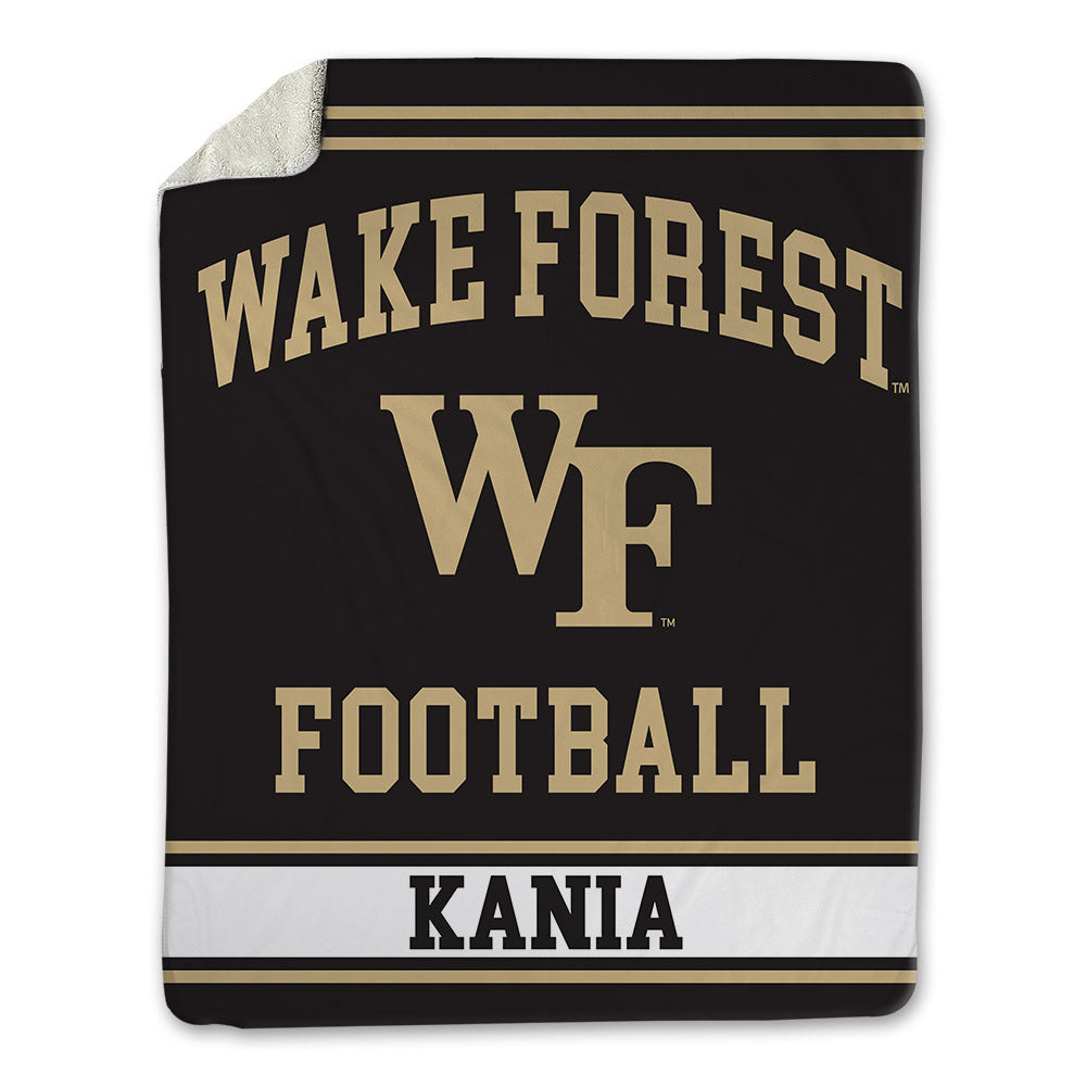 Wake Forest - NCAA Football : Bryce Kania - Blanket-0