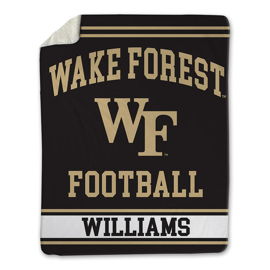 Wake Forest - NCAA Football : Ashaad Williams - Blanket-0