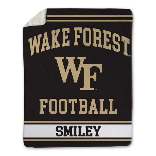 Wake Forest - NCAA Football : Brandon Smiley - Blanket-0